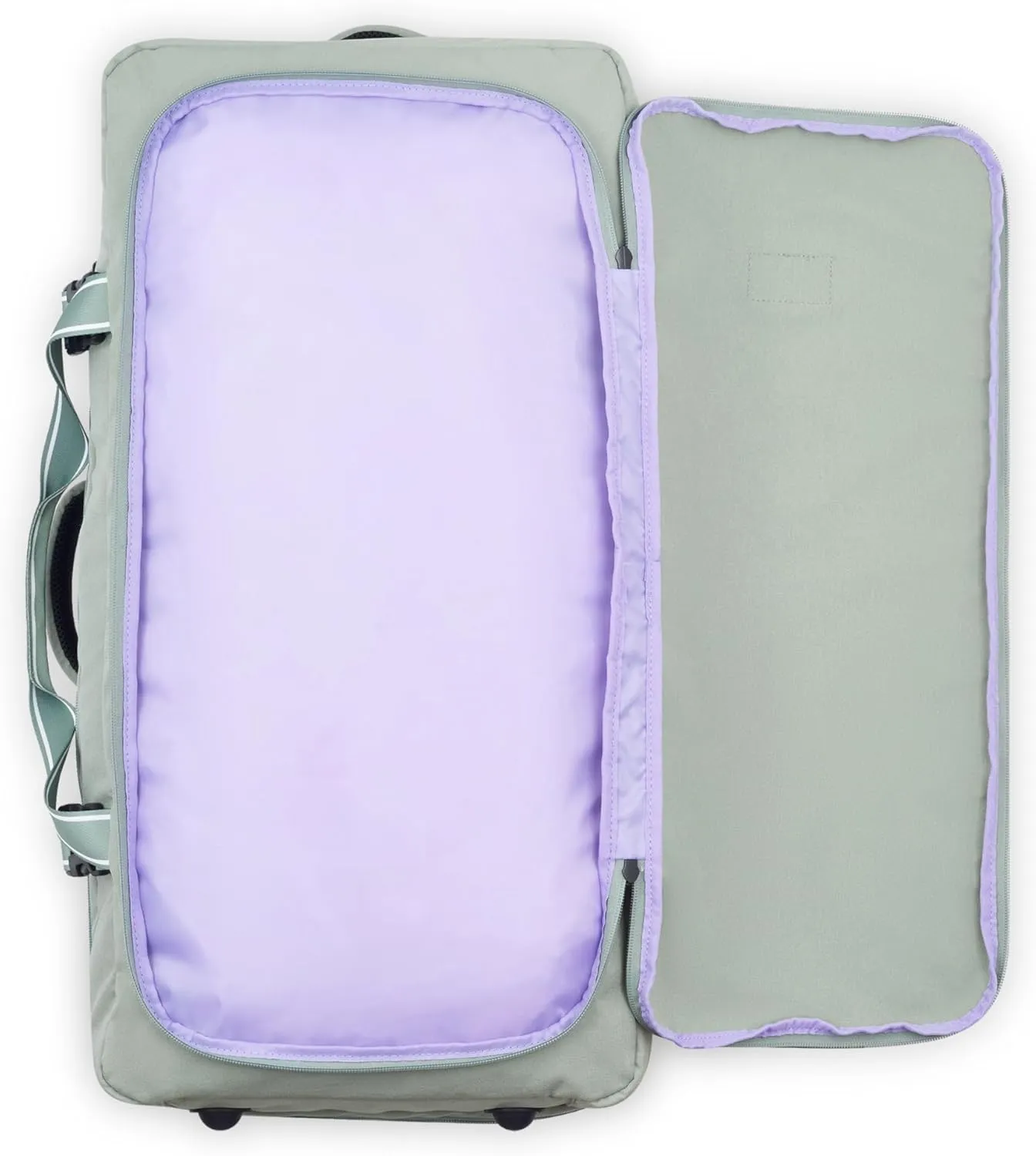 florence by mills Women's Two Wheel Rolling Travel Duffle Bag