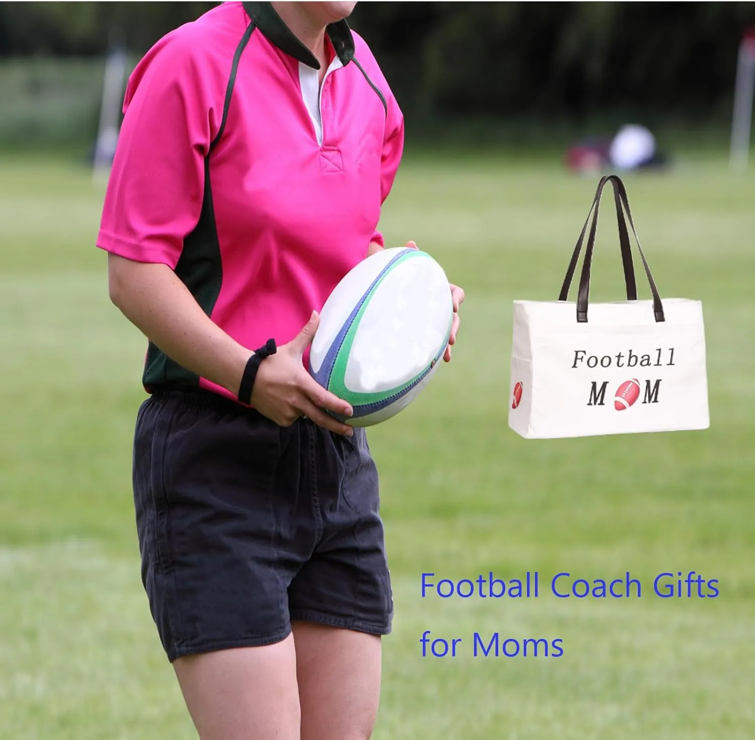Football Mom Bag for Women, Football Accessories, Sports Team Essentials, Team Mom Gifts