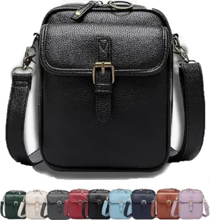 Forcipower Crossbody Bag, Urvashi Crossbody Leather Bag for Women, Anti-Theft Vintage Shoulder Messenger Bags