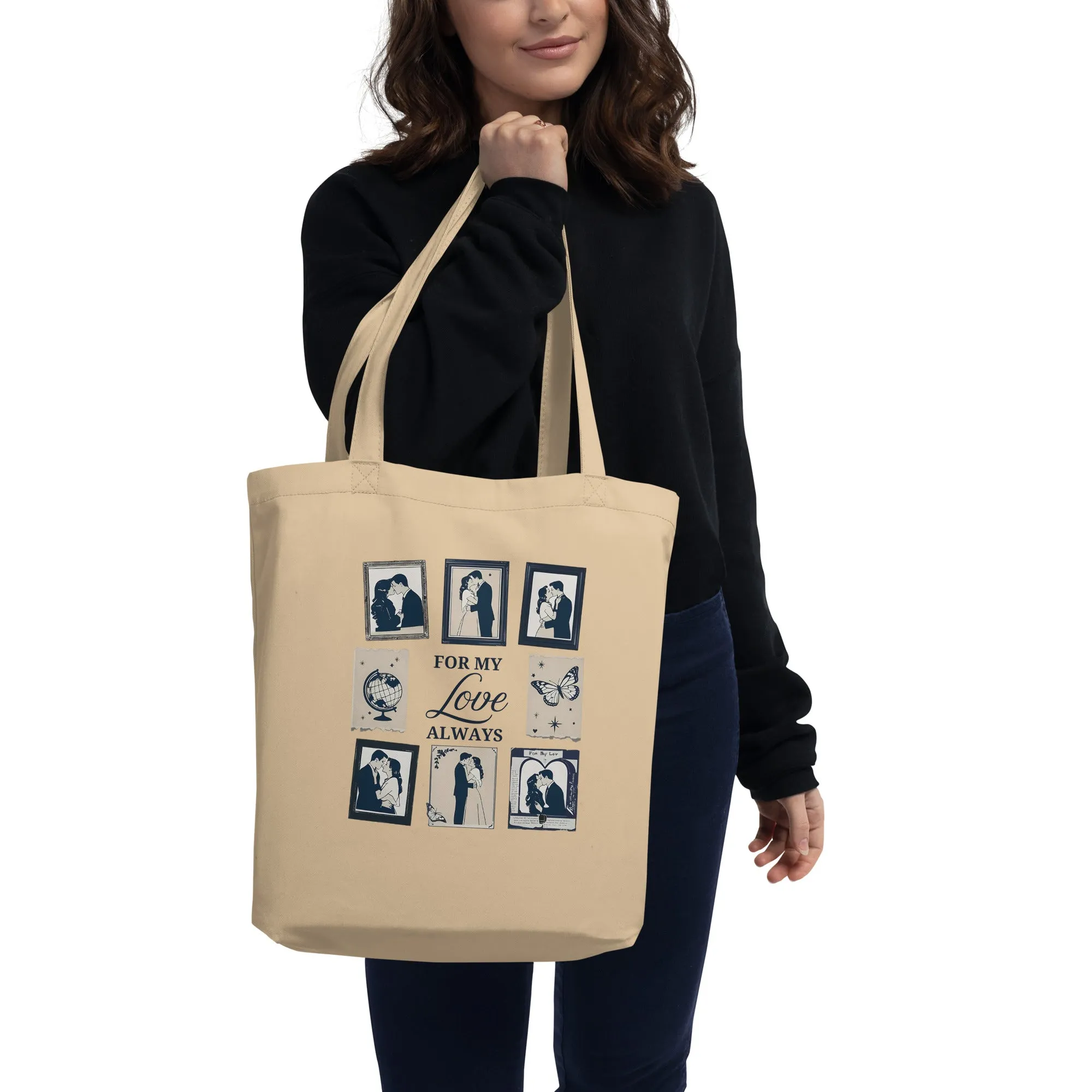 Forever Yours – Romantic Eco Tote for Her