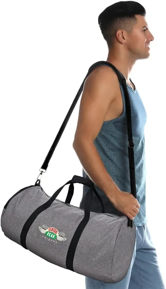 Friends Central Perk Logo Lightweight Duffel Bag for Sports and Gym Packable for Travel