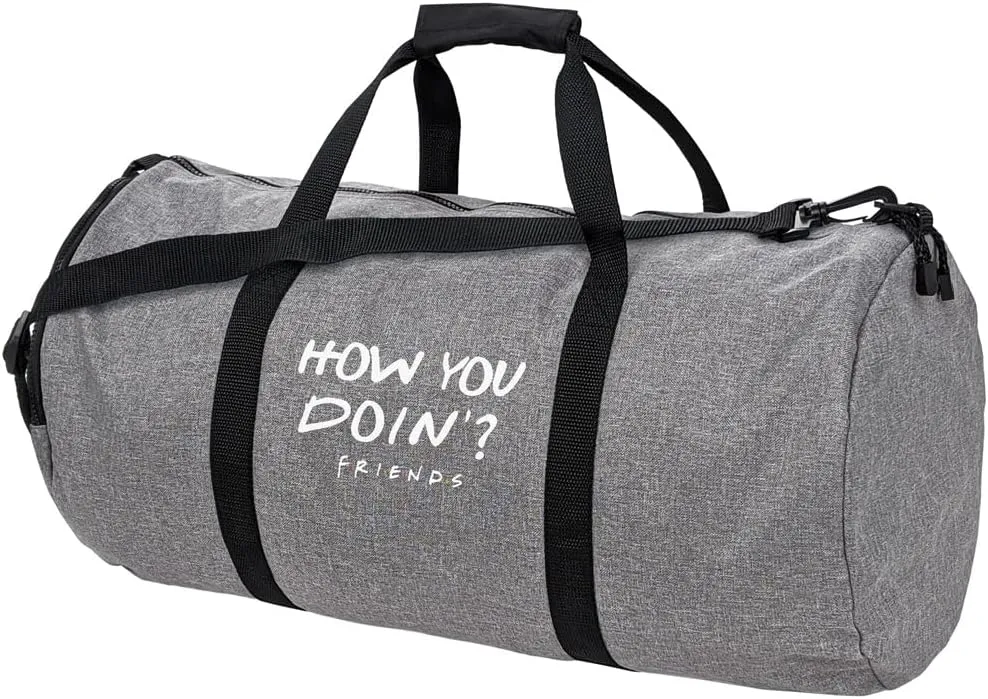 Friends How You Doin'? Quote Lightweight Duffel Bag for Sports and Gym Packable for Travel