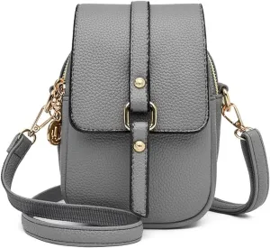 GAEKEAO Small Crossbody Bags for Women Leather Cell Phone Purse Bag Wallet with RFID Blocking Credit Card Slots