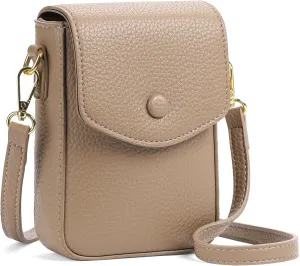 GAEKEAO Small Crossbody Bags for Women Leather Cell Phone Purse Bag Wallet with RFID Blocking Credit Card Slots