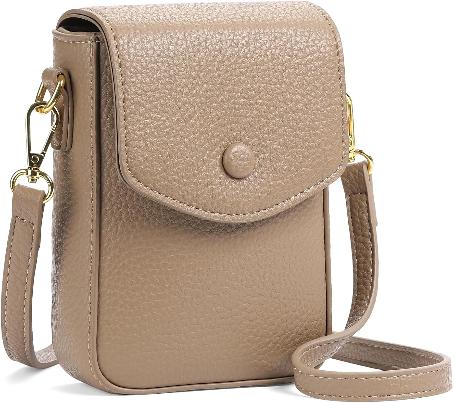 GAEKEAO Small Crossbody Bags for Women Leather Cell Phone Purse Bag Wallet with RFID Blocking Credit Card Slots
