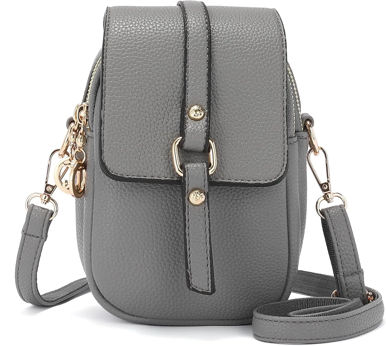 GAEKEAO Small Crossbody Bags for Women Leather Cell Phone Purse Bag Wallet with RFID Blocking Credit Card Slots