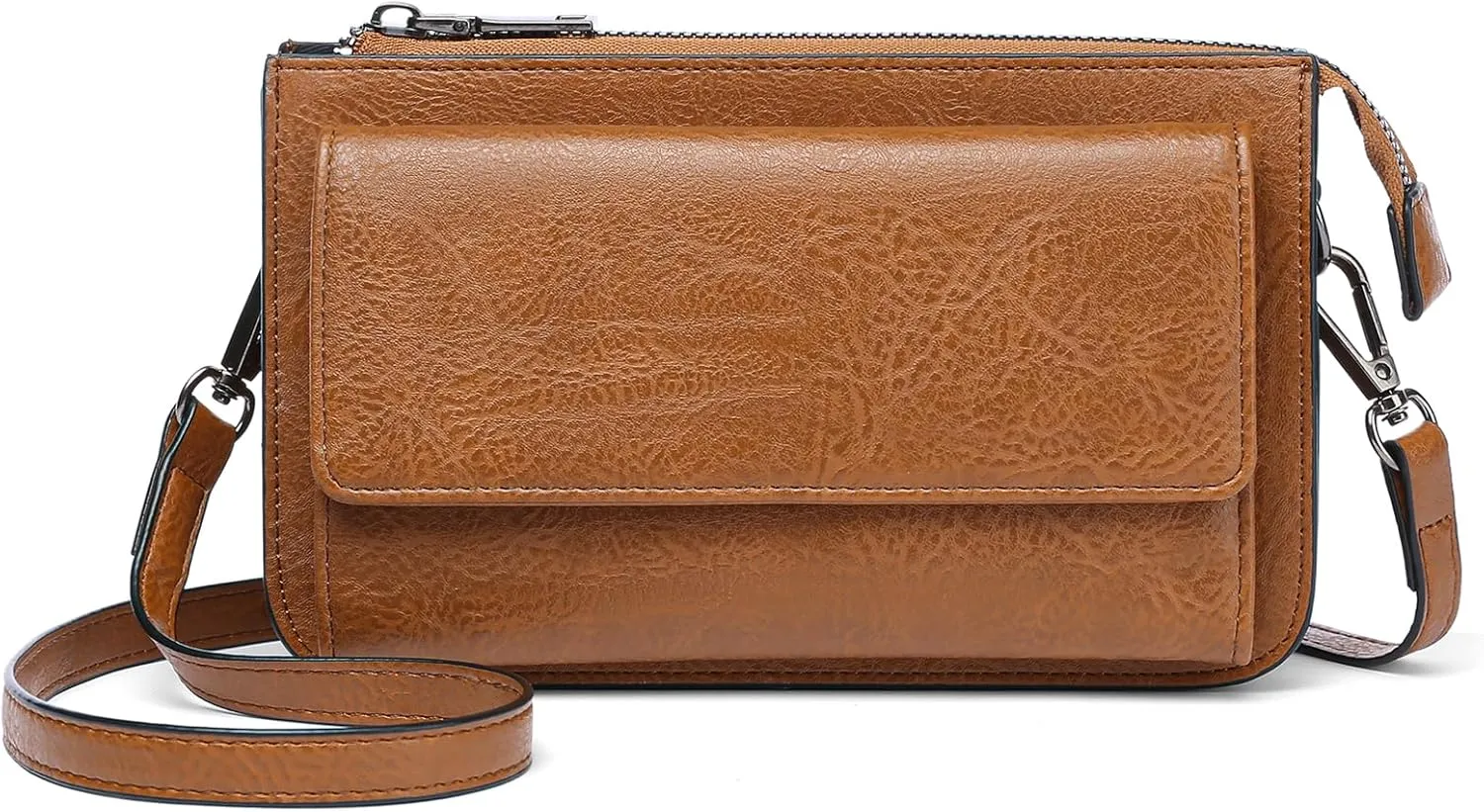 GAEKEAO Small Crossbody Bags for Women RFID Blocking Vegan Leather Cell Phone Travel Purse with Card Slots and ID Window