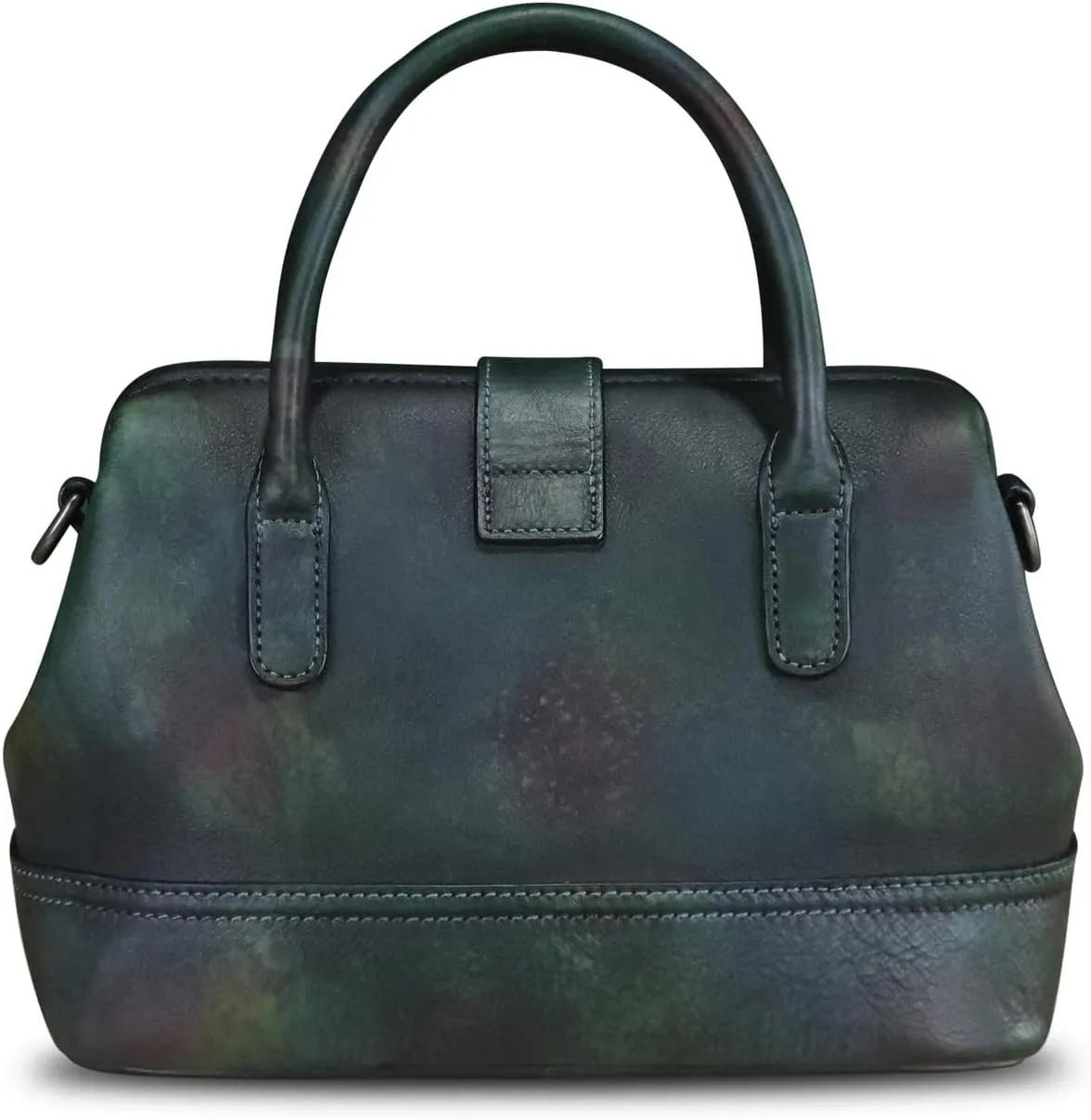 Genuine Leather Purses and Handbags for Women Vintage Handmade Real Leather Shoulder Bag Crossbody Satchel Purse with Strap
