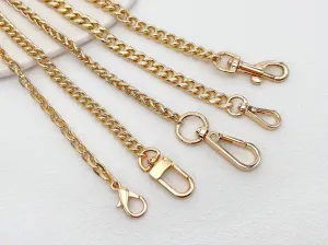 Gold Bag Chain Strap 40cm to 130cm