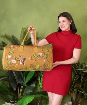 Golden Flora Duffle Bag