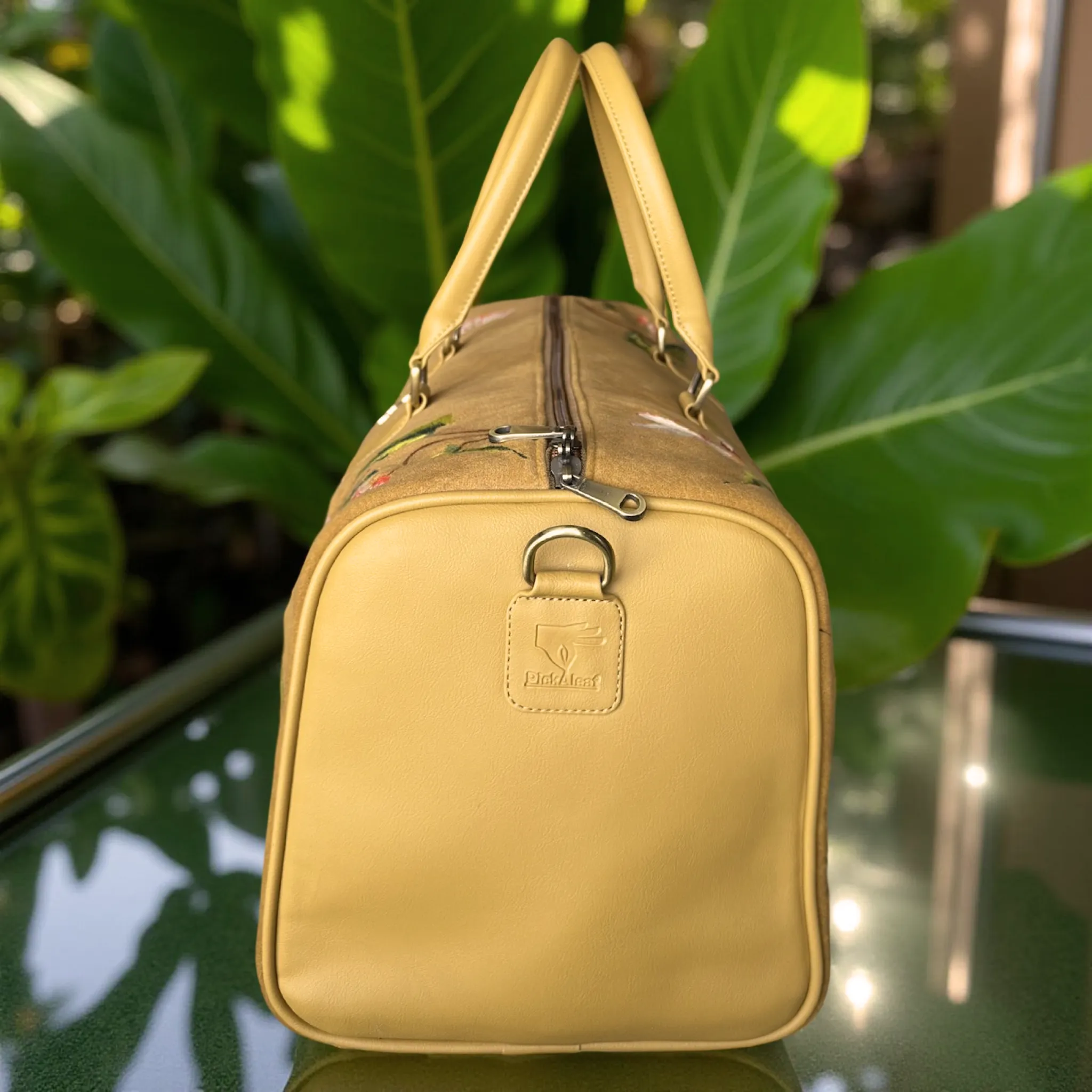 Golden Flora Duffle Bag