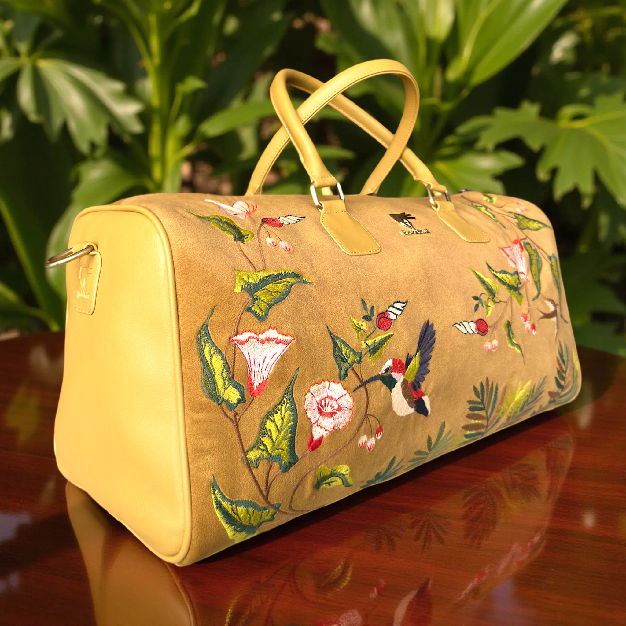 Golden Flora Duffle Bag