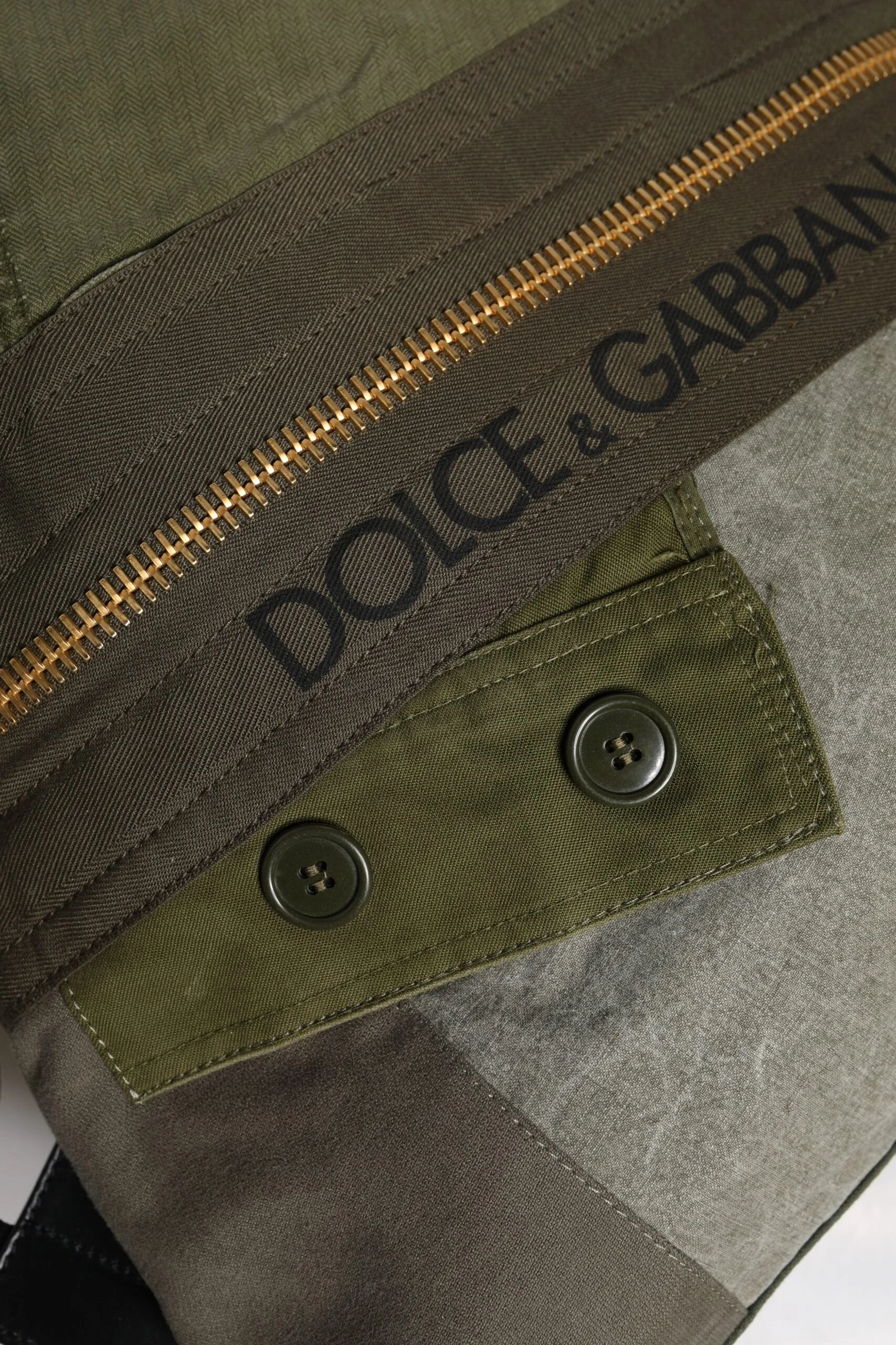 Green Bag Backpack & Dolce Military Gabbana Rucksack Door-to-door delivery Premium variety Patchwork