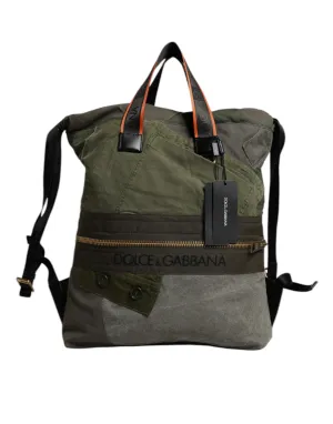 Green Bag Backpack & Dolce Military Gabbana Rucksack Door-to-door delivery Premium variety Patchwork