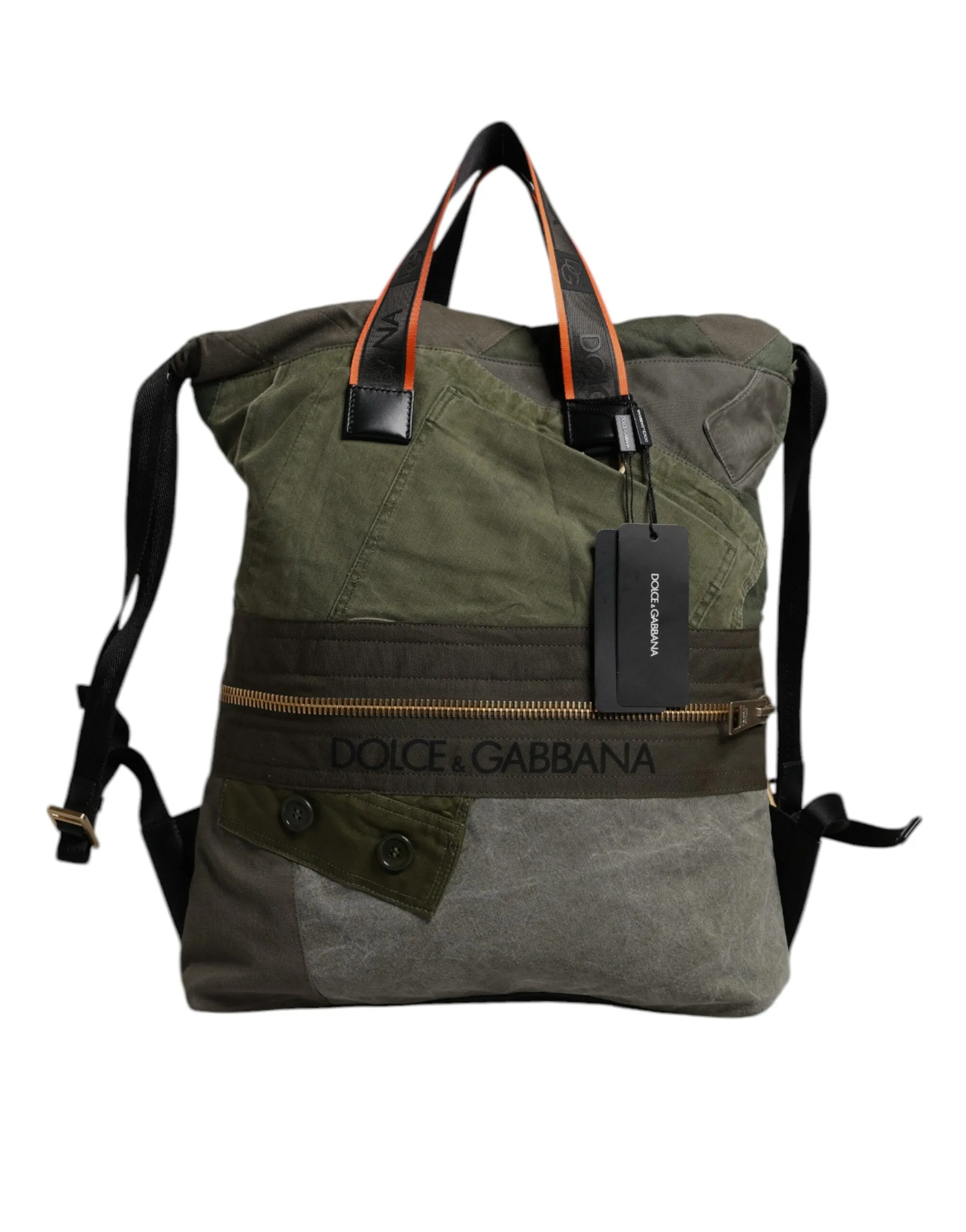 Green Bag Backpack & Dolce Military Gabbana Rucksack Door-to-door delivery Premium variety Patchwork