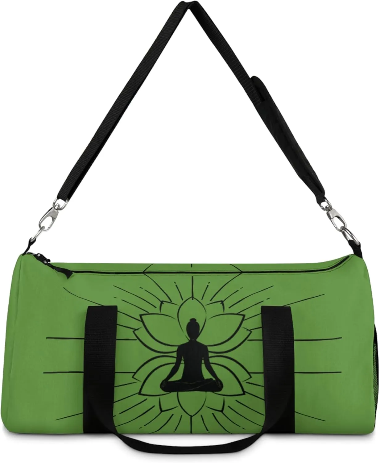 Green Zen Girl Duffel Bag