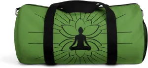 Green Zen Girl Duffel Bag
