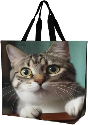 Grocery Bag Reusable Tote Bag Bright Sunshine Summer Beach Shopping Bag Foldable Handbag Shoulder Bag for Travel