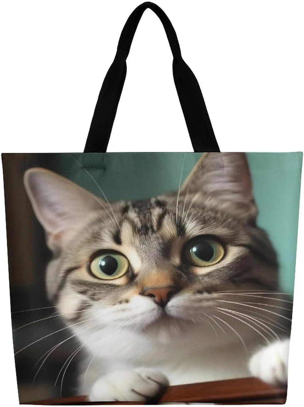 Grocery Bag Reusable Tote Bag Bright Sunshine Summer Beach Shopping Bag Foldable Handbag Shoulder Bag for Travel