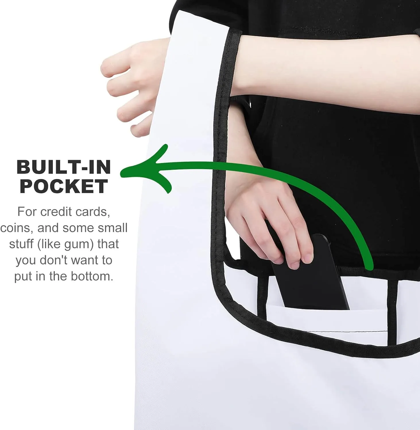 Grocery Bag Reusable Tote Bag Foldable Cute Little Fox Shopping Bag Handbag Washable Shoulder Bag for Travel