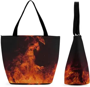 Grocery Bag Reusable Tote Bag Foldable Elephant And Baby Elephant Shopping Bag Handbag Washable Shoulder Bag for Work