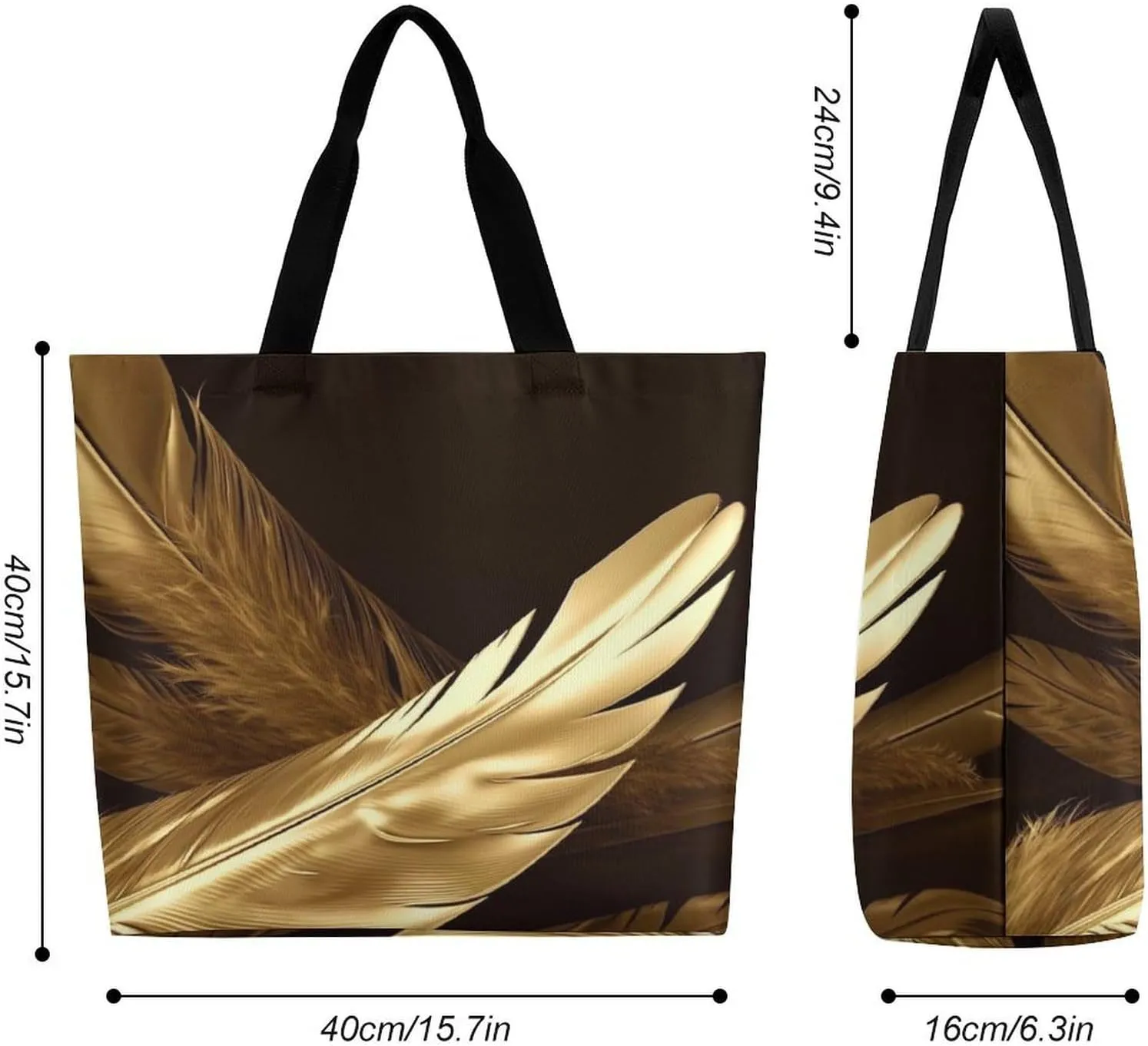 Grocery Bag Reusable Tote Bag Foldable Handmade Red Love Heart Shopping Bag Handbag Washable Shoulder Bag for Travel