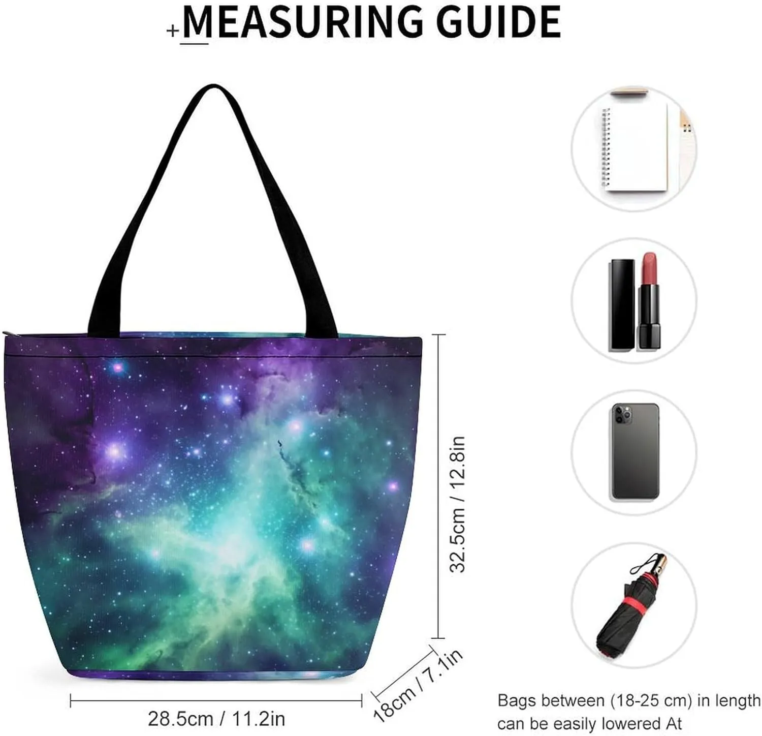Grocery Bag Reusable Tote Bag Foldable Heron Shopping Bag Handbag Washable Shoulder Bag for Travel