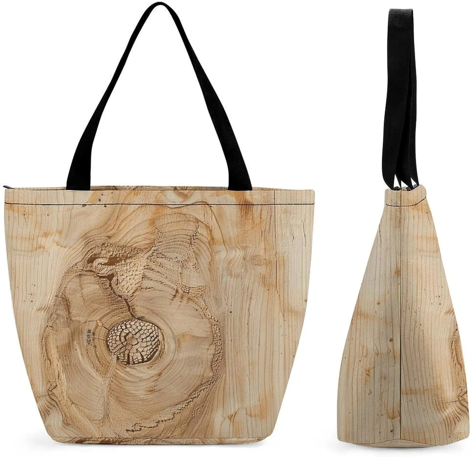 Grocery Bag Reusable Tote Bag Foldable White Cat Painting Shopping Bag Handbag Washable Shoulder Bag for Travel