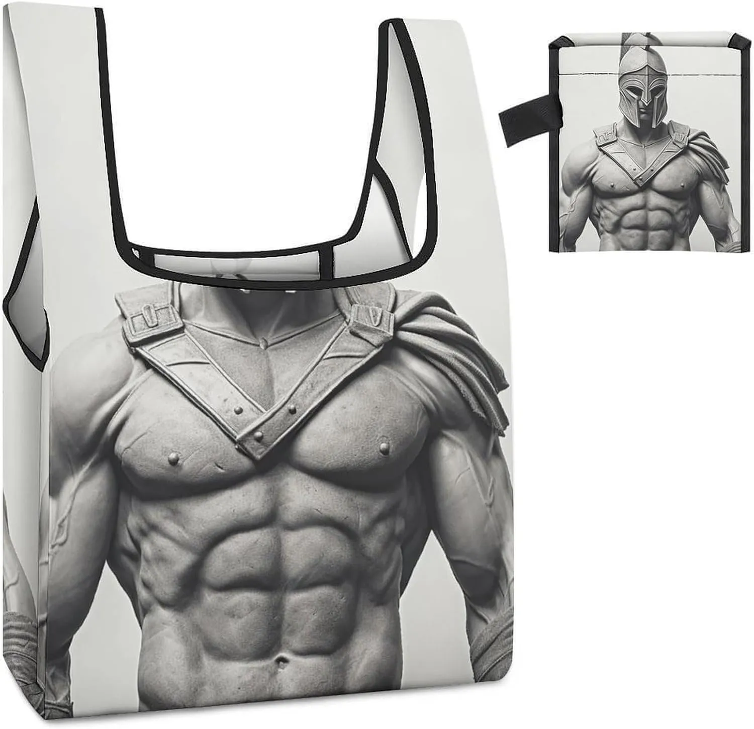 Grocery Bag Reusable Tote Bag Foldable Wild Elk Shopping Bag Handbag Washable Shoulder Bag for Travel