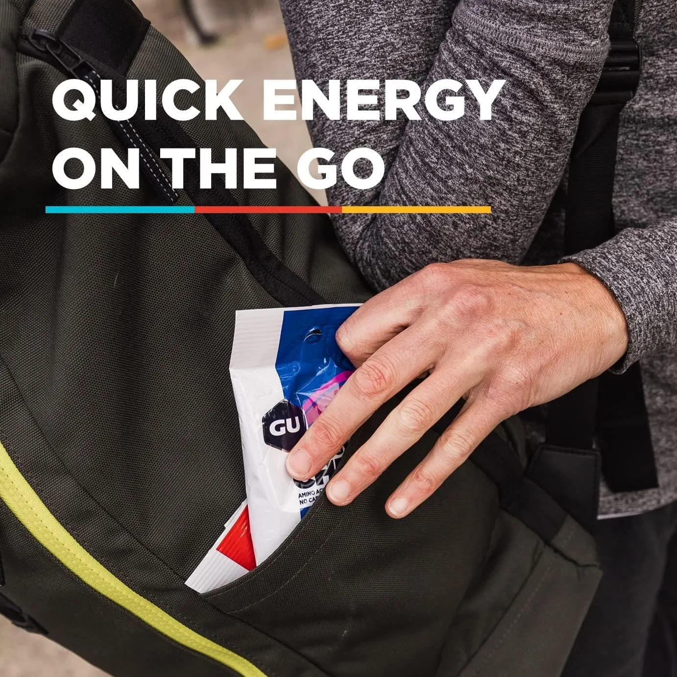 GU Energy Chews, Strawberry Energy Gummies with Electrolytes, Vegan, Gluten-Free, Kosher, 20 mg of Caffeine, and Dairy-Free On-the-Go Energy for Any Workout, 12 Bags (24 Servings Total)