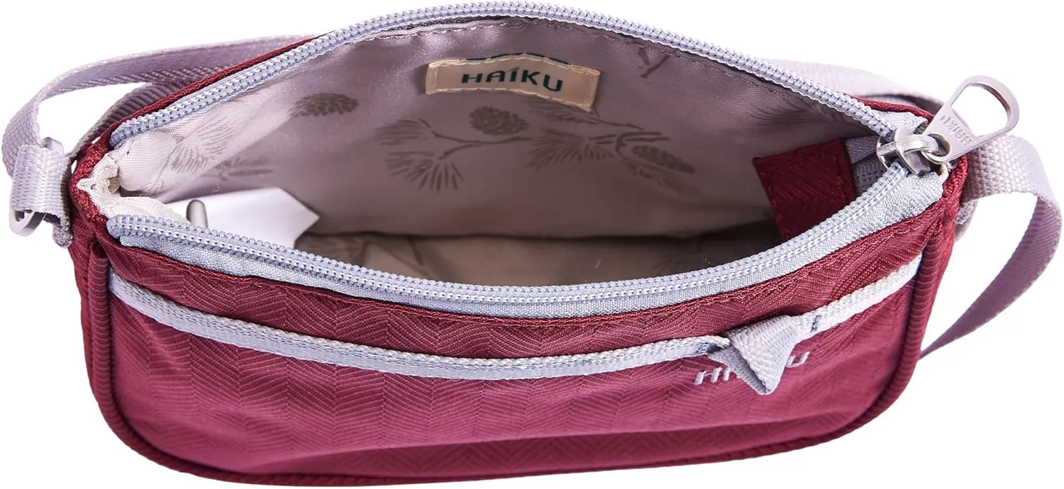 HAIKU Lark RFID Blocking Zippered Crossbody Travel Bag