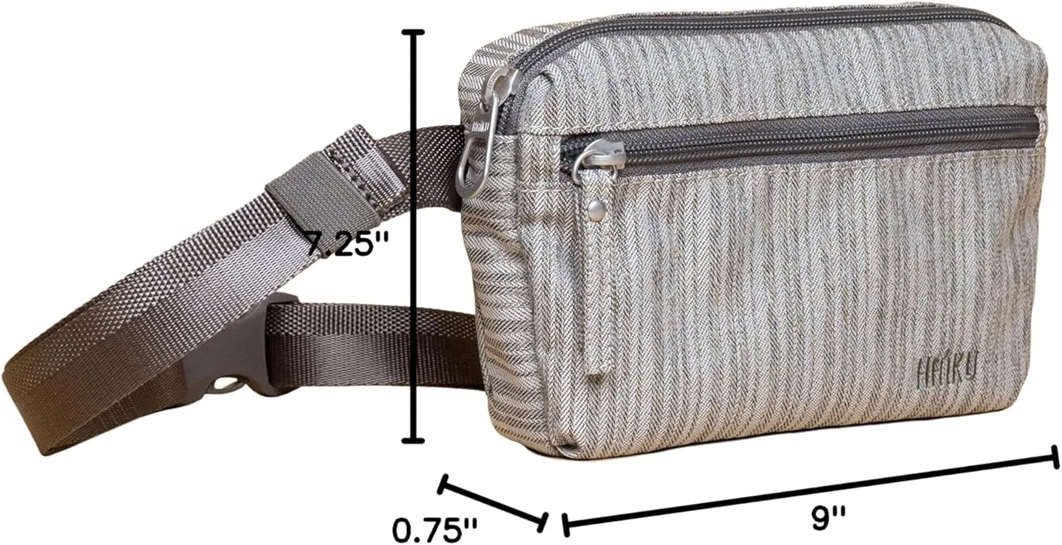 Haiku Waist Pack, Gray Poplar, 7.25" H x 9" W x 0.75" D