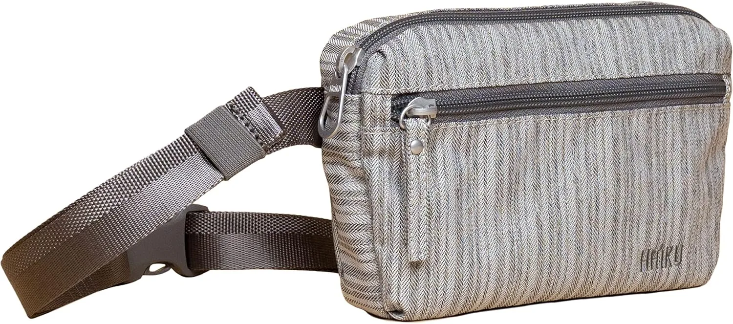 Haiku Waist Pack, Gray Poplar, 7.25" H x 9" W x 0.75" D