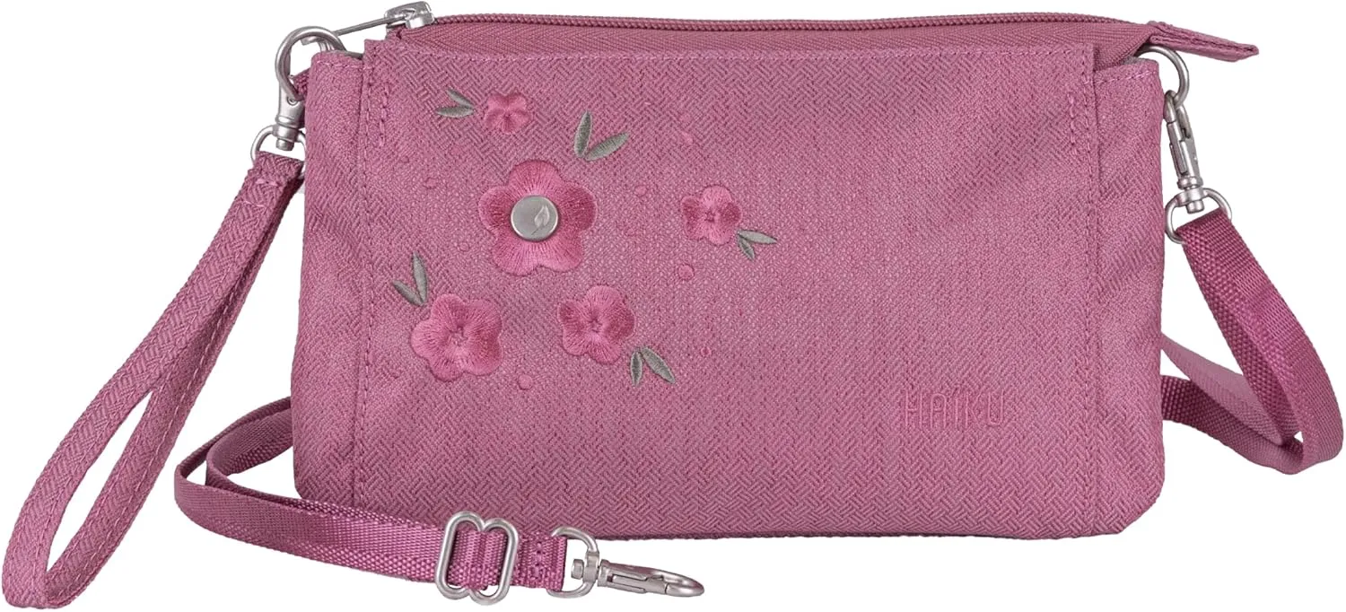 HAIKU Women's Small Stride Crossbody RFID Blocking Wristlet Wallet