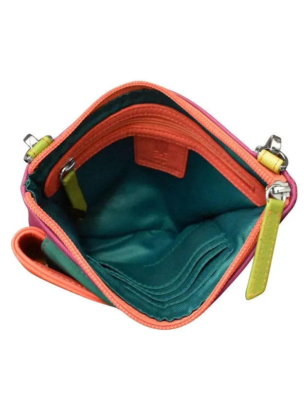 Handbag Cell Phone Paradise Multi Leather RFID Blocking  6040