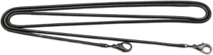 Handbag Strap 90/100/110/120/130cm Black Metal Chain DIY Replacement Bag with Serpentine Chain for Handbag Satchel Shoulder Bag Accessories Cross Body Bag Strap(120cm)