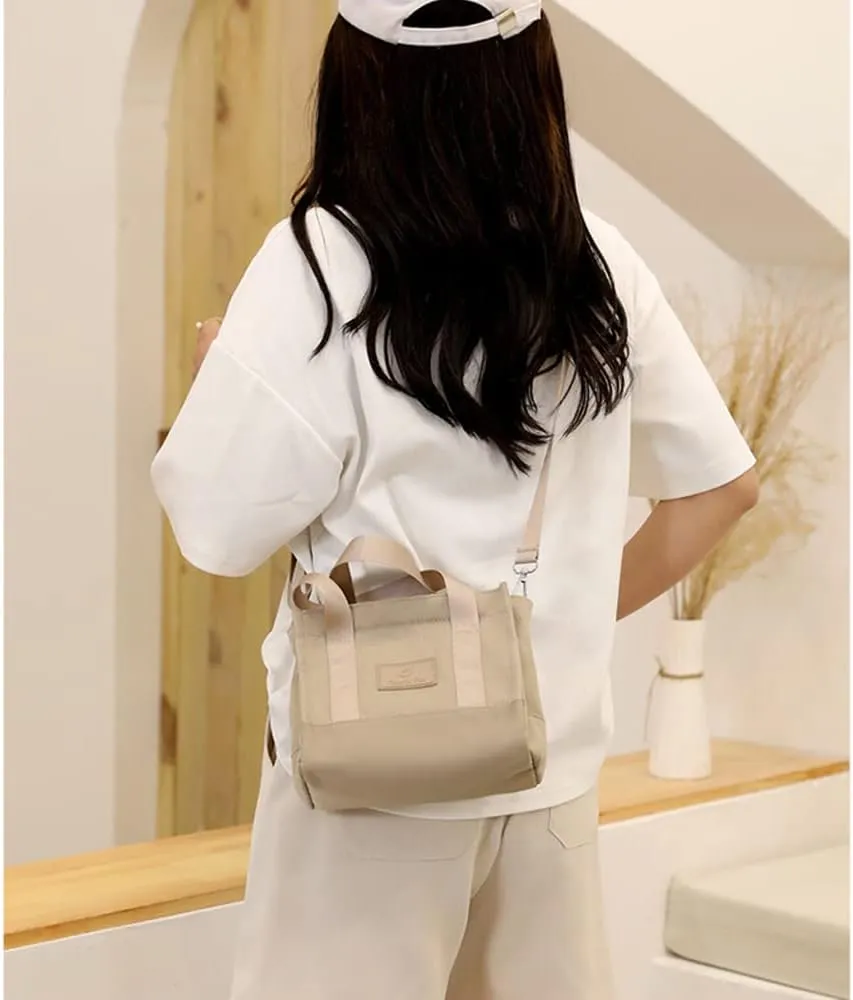 Handbag Waterproof Nylon Shoulder Bag Simple Messenger Bag Shopping Bag Women Handbag