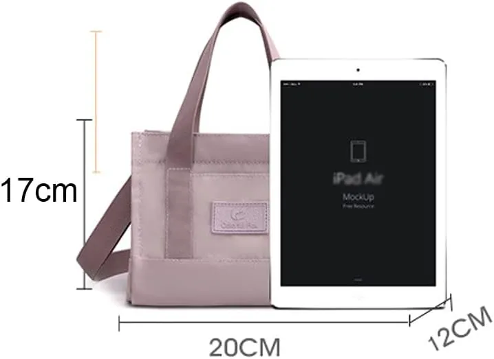 Handbag Waterproof Nylon Shoulder Bag Simple Messenger Bag Shopping Bag Women Handbag