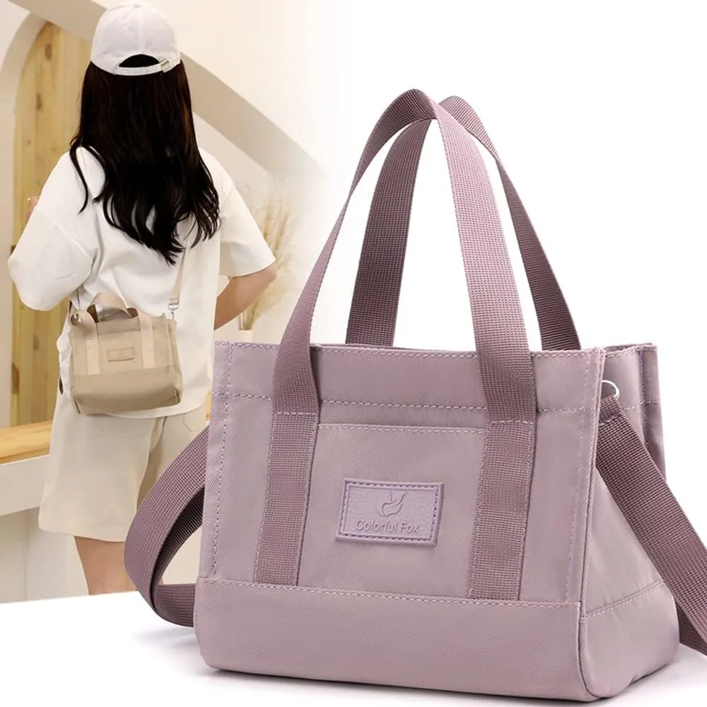 Handbag Waterproof Nylon Shoulder Bag Simple Messenger Bag Shopping Bag Women Handbag