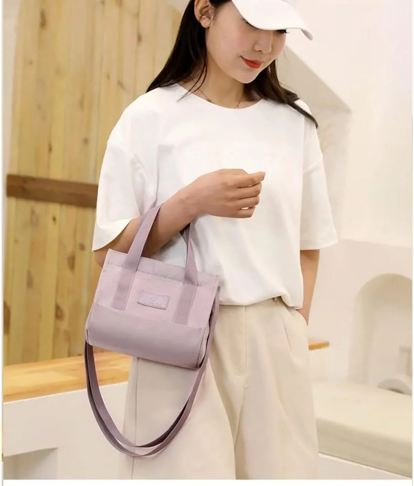 Handbag Waterproof Nylon Shoulder Bag Simple Messenger Bag Shopping Bag Women Handbag