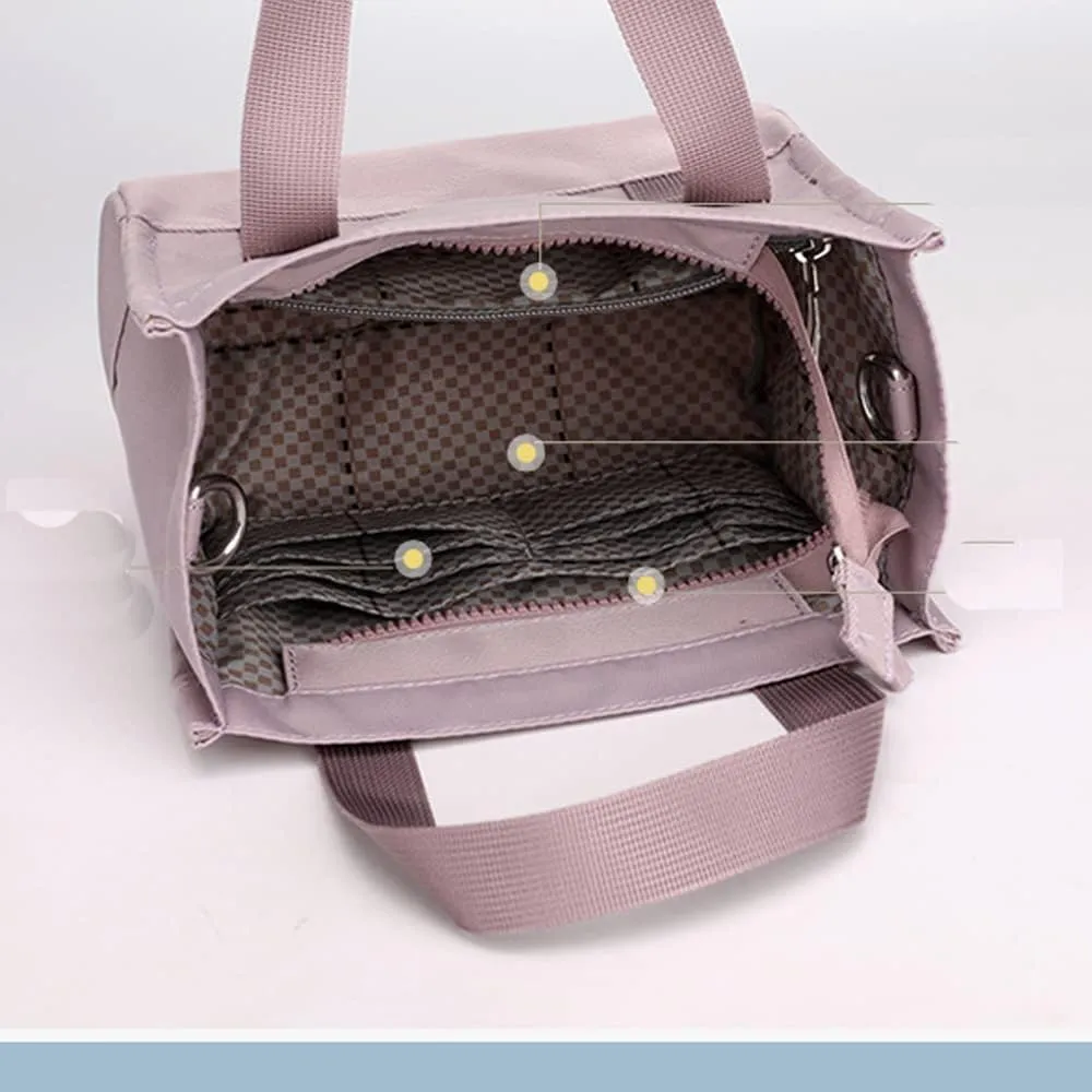 Handbag Waterproof Nylon Shoulder Bag Simple Messenger Bag Shopping Bag Women Handbag