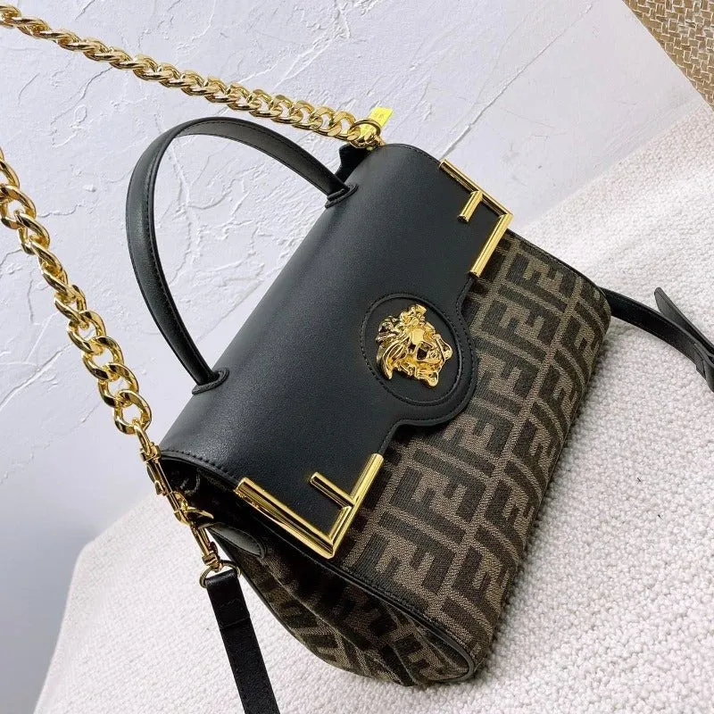 Handle Top ESMEE Exceptional Brown/Black Stable La Medusa - Bag