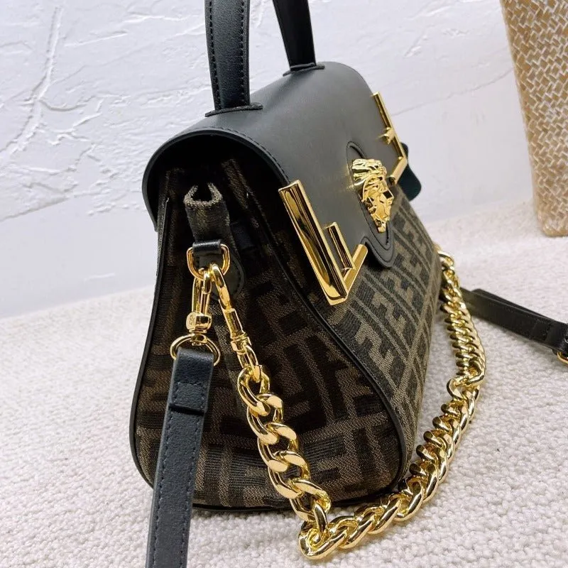 Handle Top ESMEE Exceptional Brown/Black Stable La Medusa - Bag