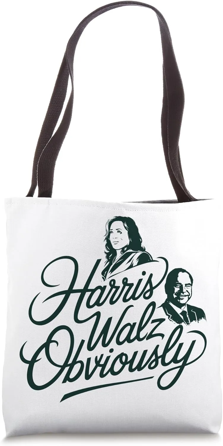 Harris Waltz Obviously, Funny Politics Political Election Tote Bag