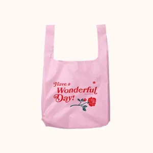 Have a Wonderful Day Foldable Nylon Tote