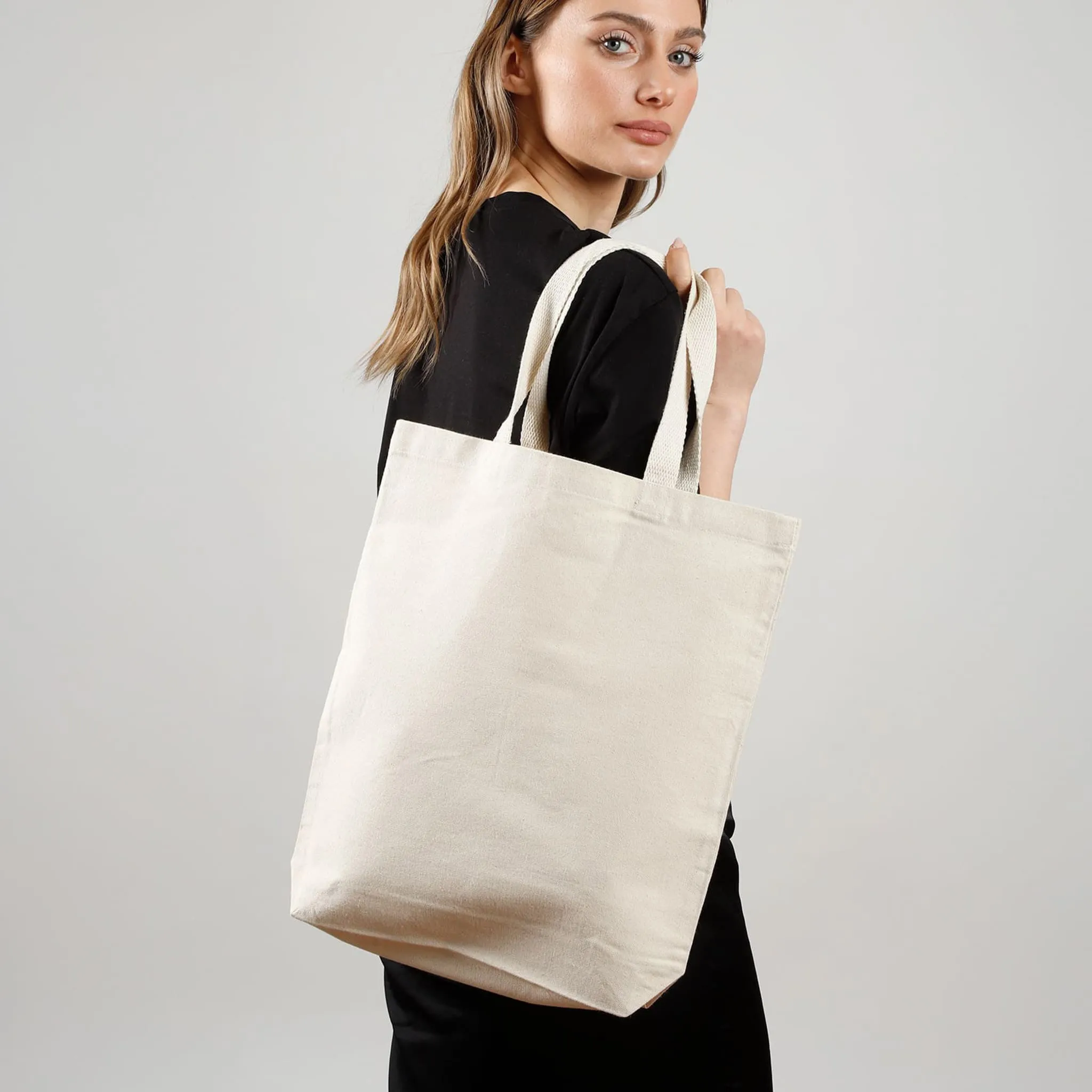 High Quality Promotional Canvas Bag w/Gusset - TG200