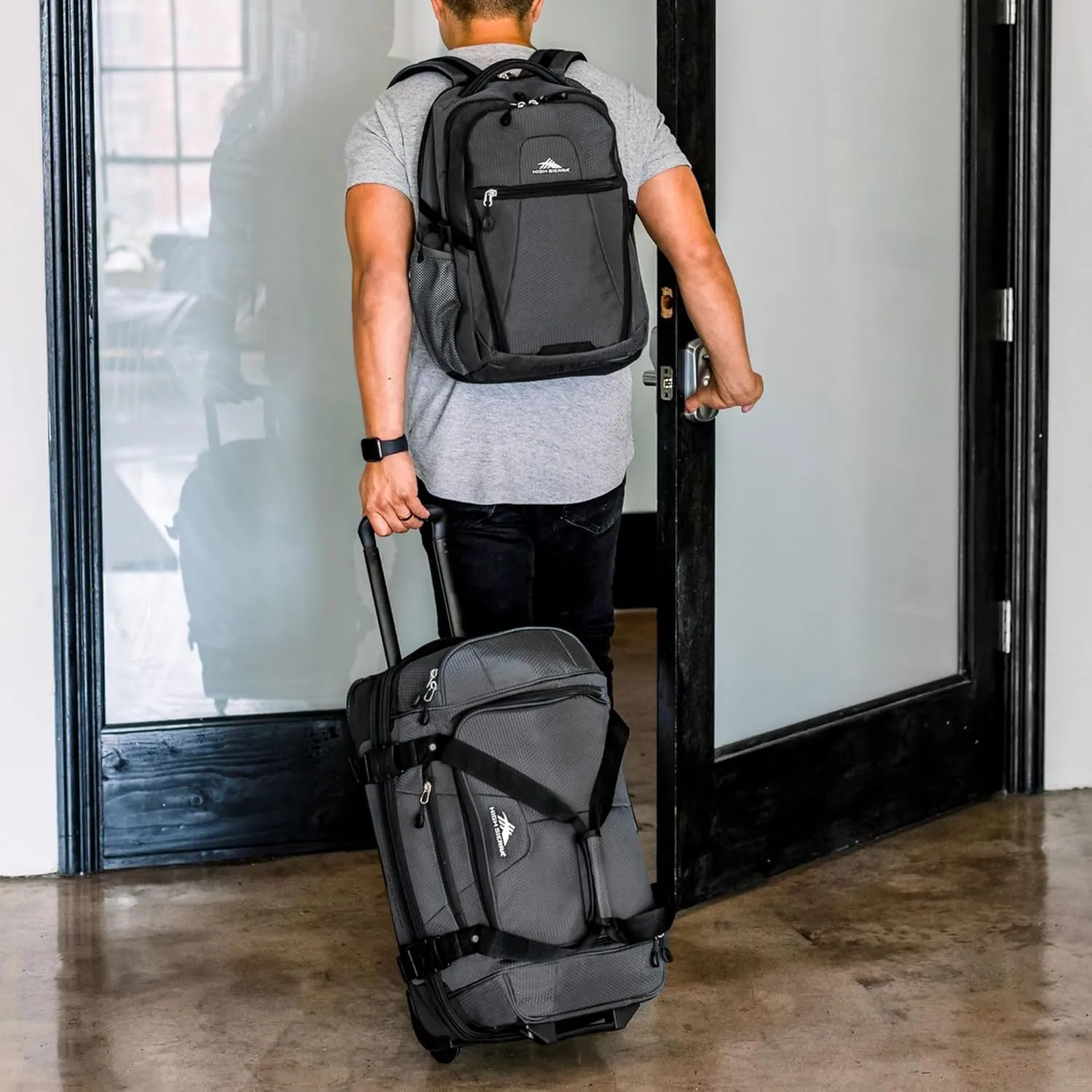 High Sierra Travel Bag, Mercury/Black, 22”