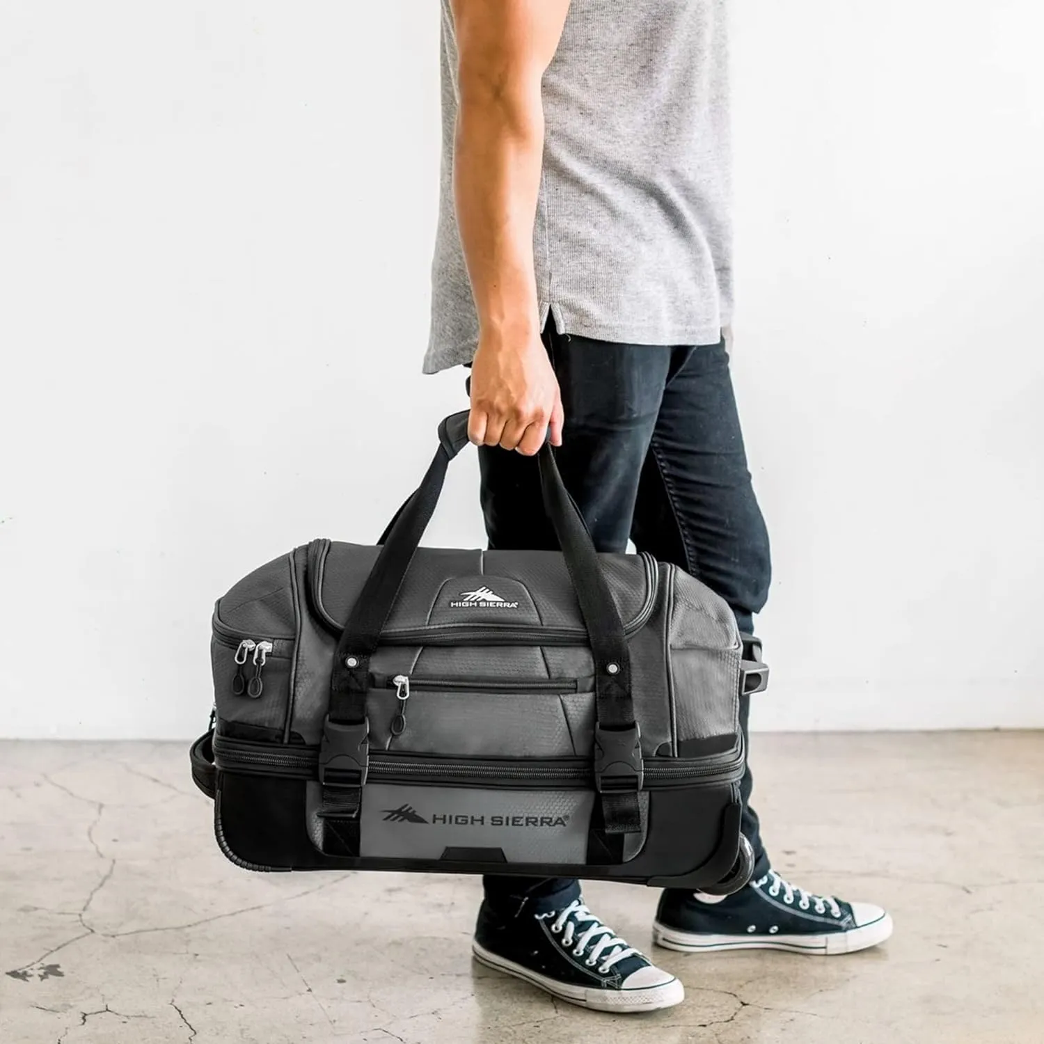 High Sierra Travel Bag, Mercury/Black, 22”