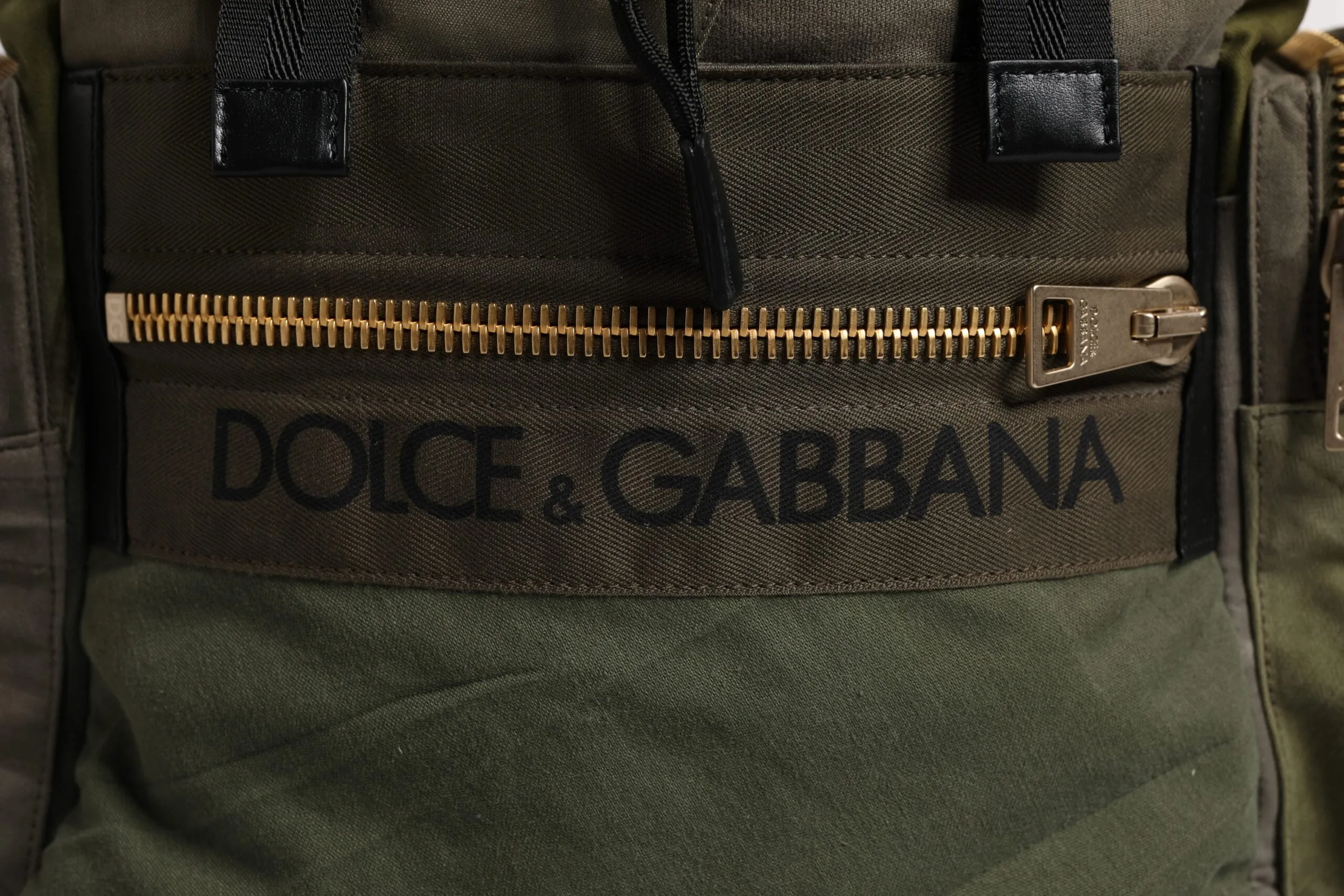 Highly-rated Friendly assistance Dolce Backpack Green Bag Travel Patchwork Military Gabbana &