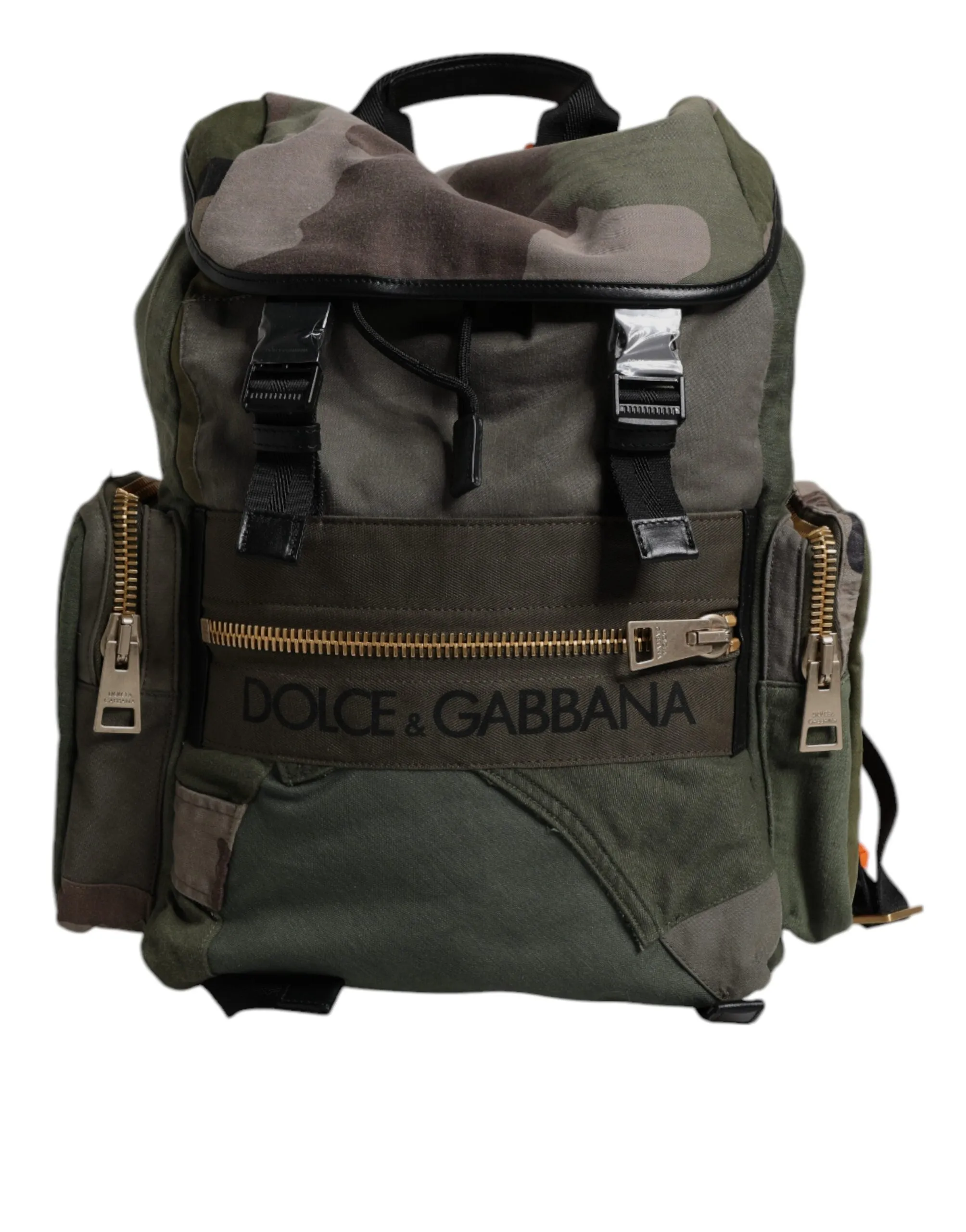 Highly-rated Friendly assistance Dolce Backpack Green Bag Travel Patchwork Military Gabbana &